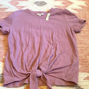 Madewell rose pink woman’s top. NWT. Valentines, Minimalist, 60’s, romantic